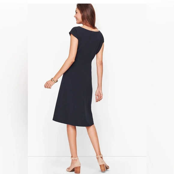 Talbots‎ Black Sheath Wool Blend Dress Size 4 - Picture 1 of 5